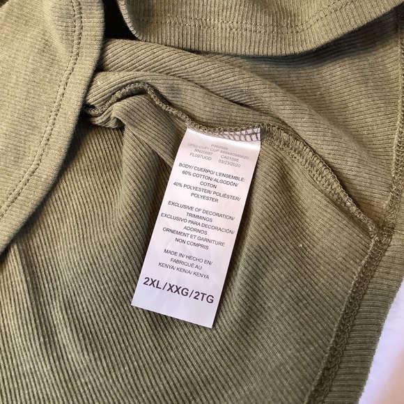 NWT Dickies ribbed LS henley tee - Picture 6 of 9